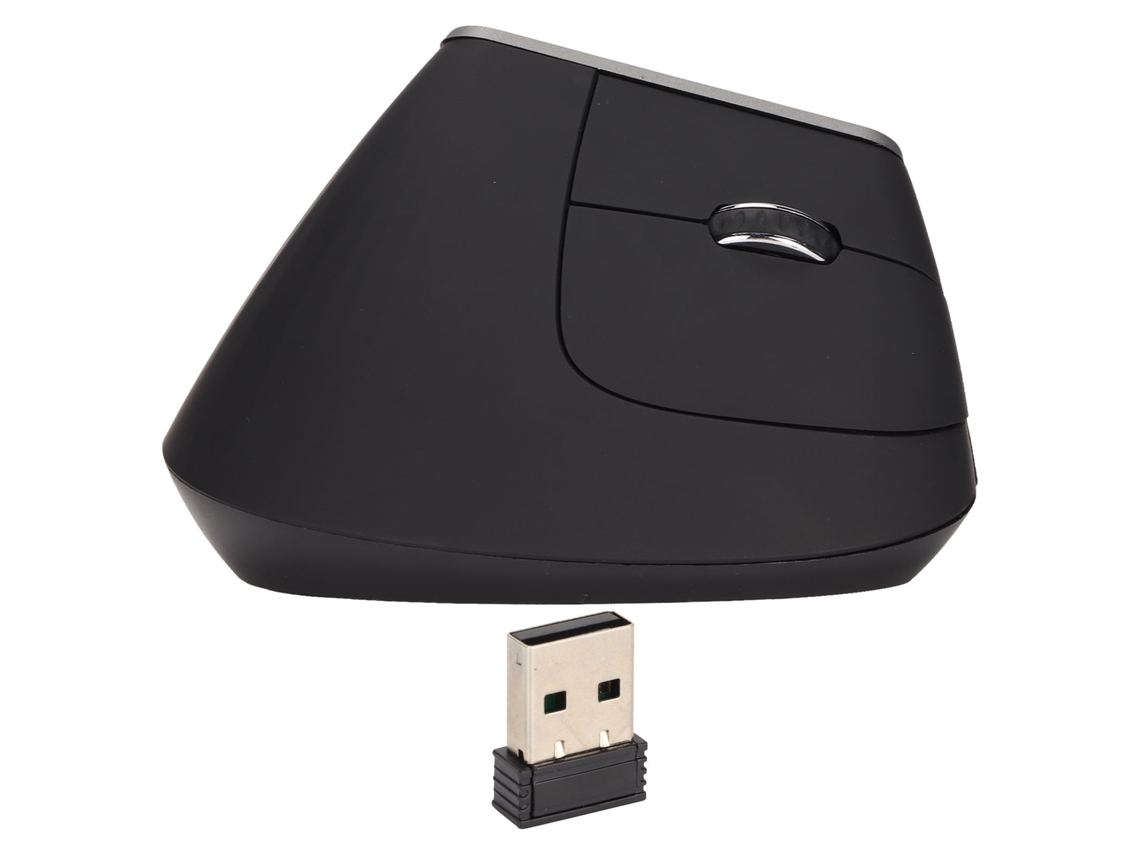 Ratón Vertical 2.4g 6 Teclas Design Ergonomico Dpi Ajustable Plug And Play Preto