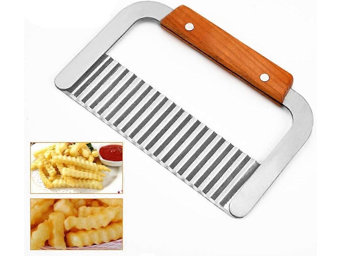 Cortador de verduras ondulado de acero inoxidable para patatas Everley891