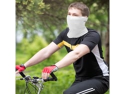 Máscara Meia Face Ciclo Protetora Uv Gaiter De Pescoço Gelado Silk Para Moto Bicicleta Corrida Escalada