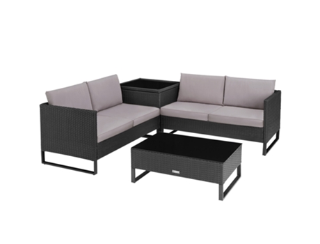 Set TECTAKE De Rattan Ostuni