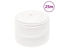 Cuerda De Barco Polipropileno Blanco Intenso 12 Mm 25 M