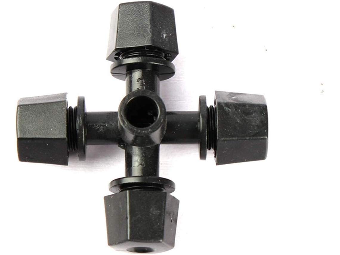 Paquete de 10 boquillas pulverizadoras de 6 mm para aspersores de césped, sin marca.