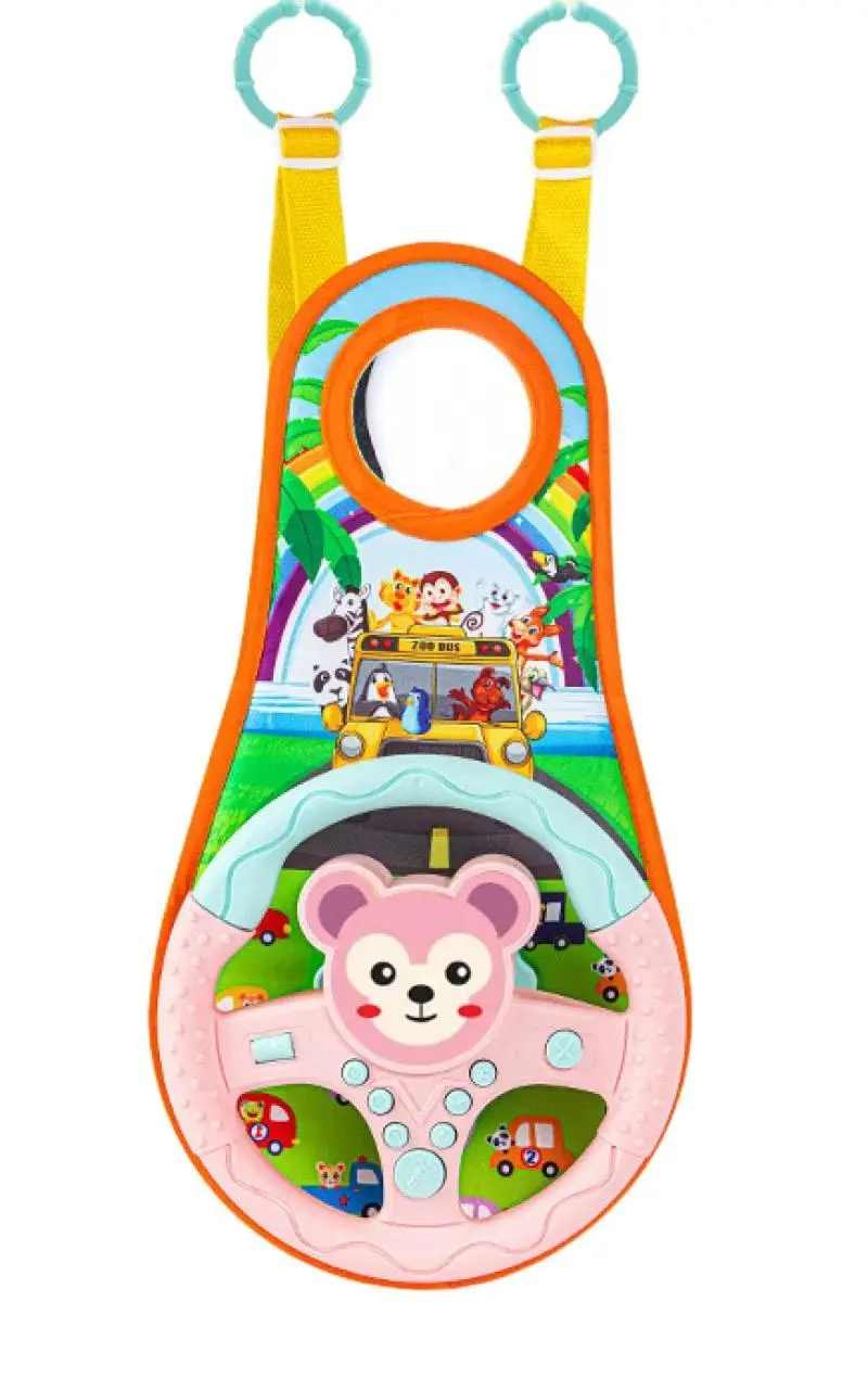 Volante Juguete Suspenso Chrui Para Niños Con Simulación De Conducción (mono)