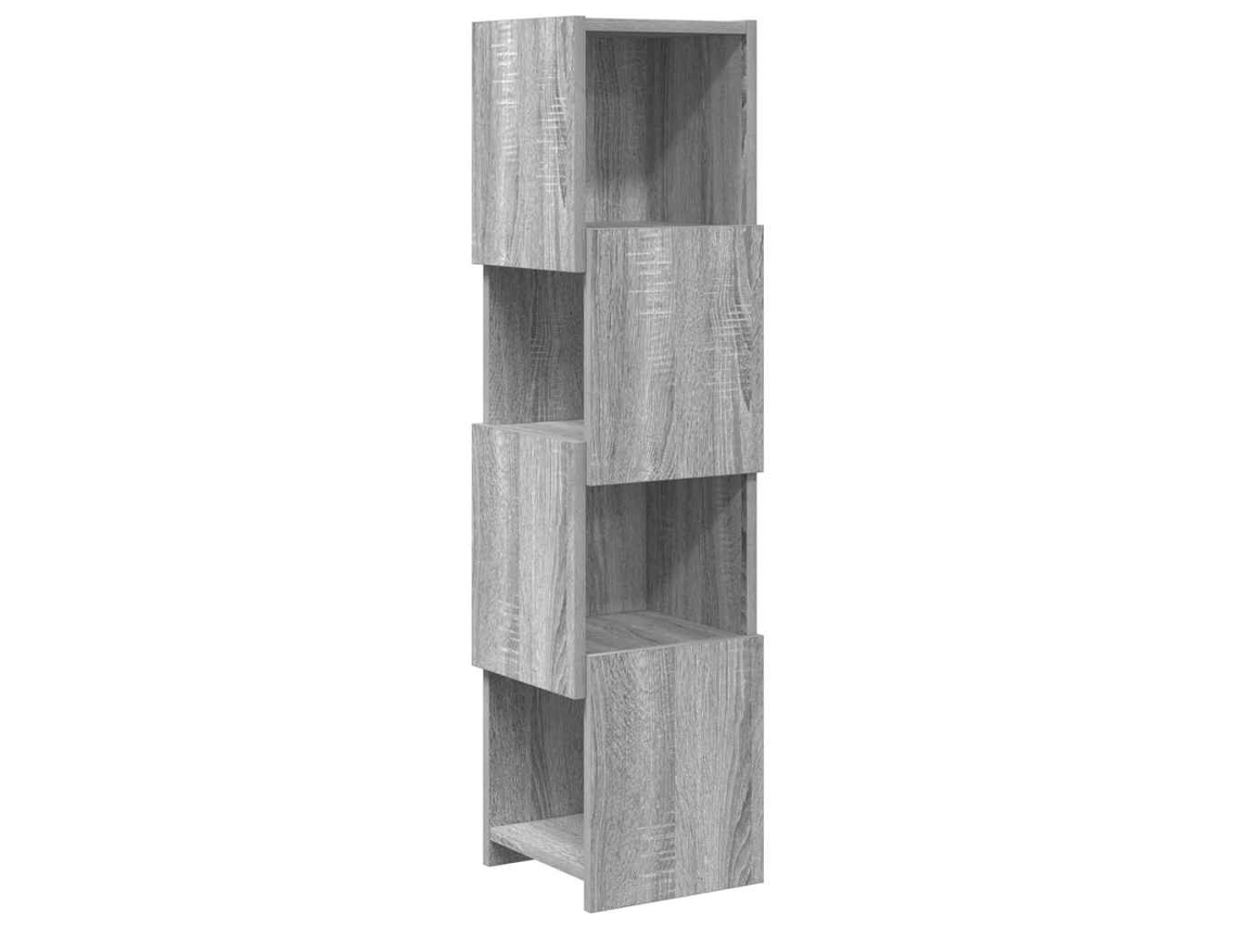 Mueble esquinero Sonoma gris con madera procesada MAISON EXCLUSIVE (25,5 x 25 x 102 cm)
