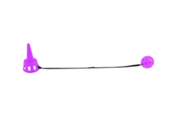 Juego De Lanzar Y Coger Pelotas Para Niños Juguete De Plástico Deportes Interactivos Morado