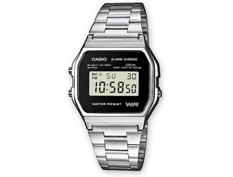 Reloj Digital CASIO Retro Hombre (Acero - Plateado)