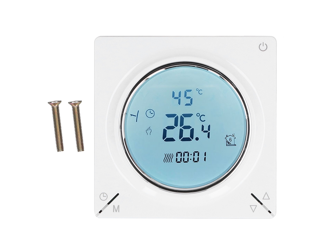 Termostato Inteligente Con Pantalla Lcd, Lectura Rápida, Antiinterferencias, Control De Temperatura De 5 A 80 ℃ Para Uso Doméstico.