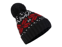 2026-gorro De Lana Navideño Con Motivo De Copos De Nieve Forro Polar Calientito Antiviento Para Mujer Y Hombre Ski Ciclismo