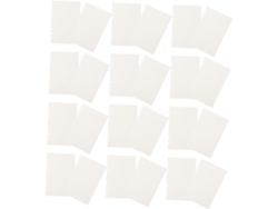 225 Hojas De Papel Cuadriculado De Recambio Para Carpetas De Anillas Reemplazables