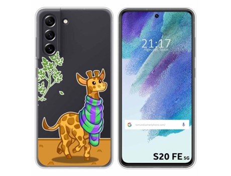 Carcasa Samsung Galaxy S21 FE 5G TUMUNDOSMARTPHONE Dibujos Transparente Multicolor