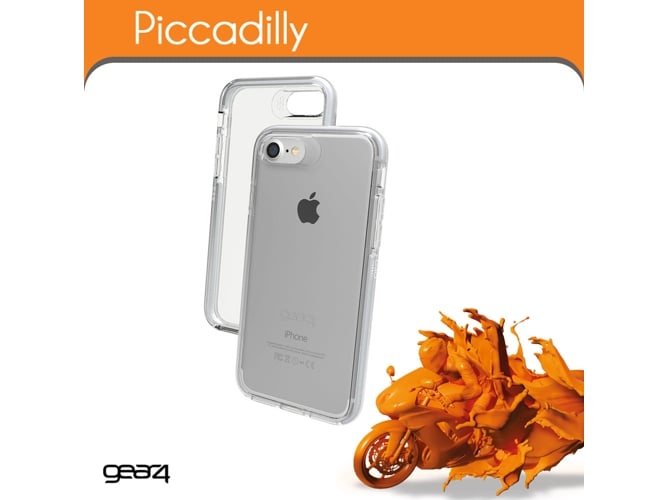 Funda iPhone 7 GEAR4 IC7083D3 Plateado