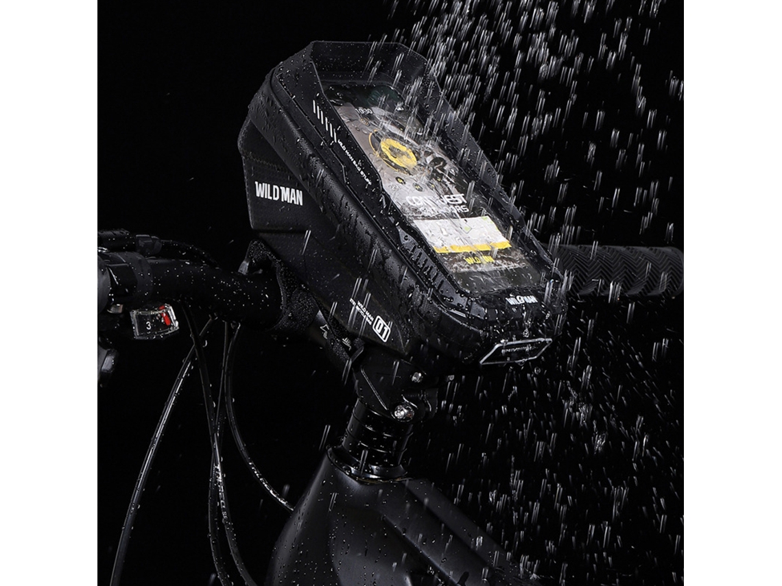 Bolsa Táctica Impermeable De Gran Capacidad Para Manillar De Teléfono Móvil De 6,7 Pulgadas - Accesorio Para Bicicleta