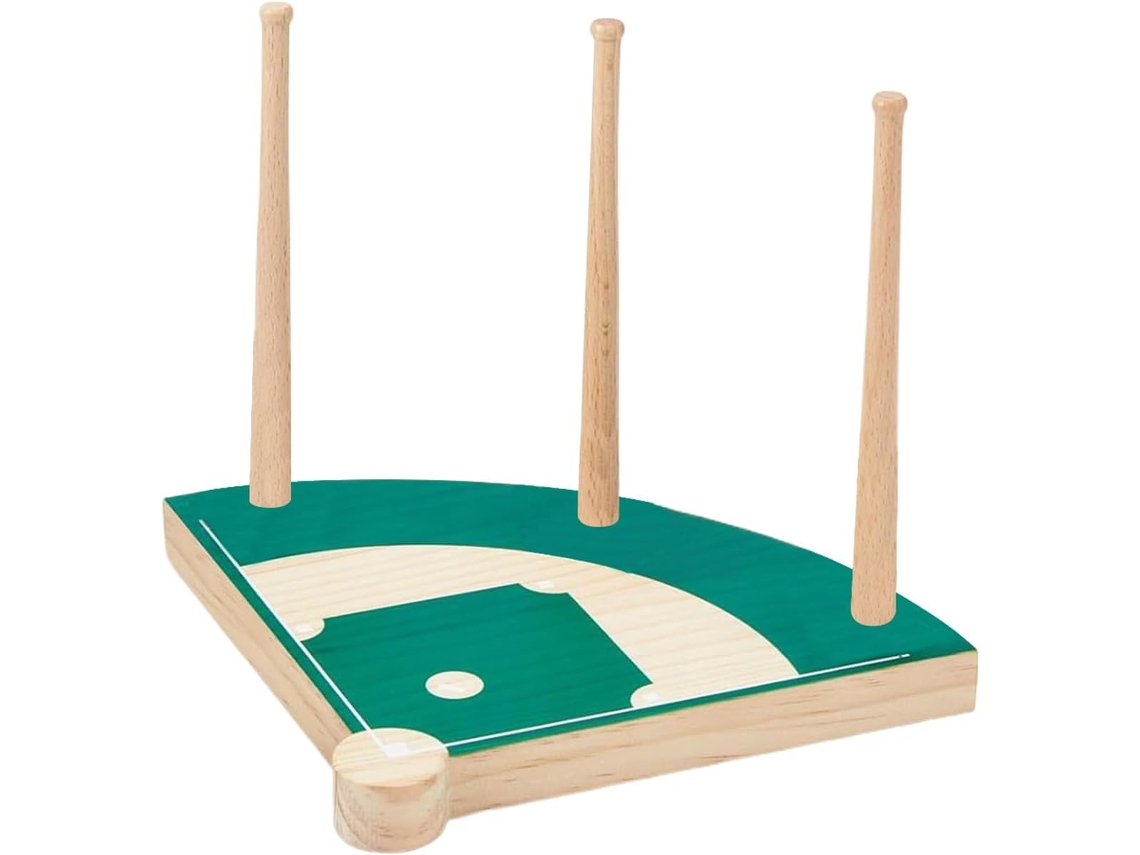 Soporte Anillos Béisbol Moderno Deportivo Madera Mujeres Amigas Dormitorio Navidad Fiesta |