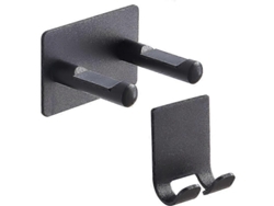Soporte para secador de pelo, adhesivo para pared, aleación de aluminio multifuncional GOKOCO