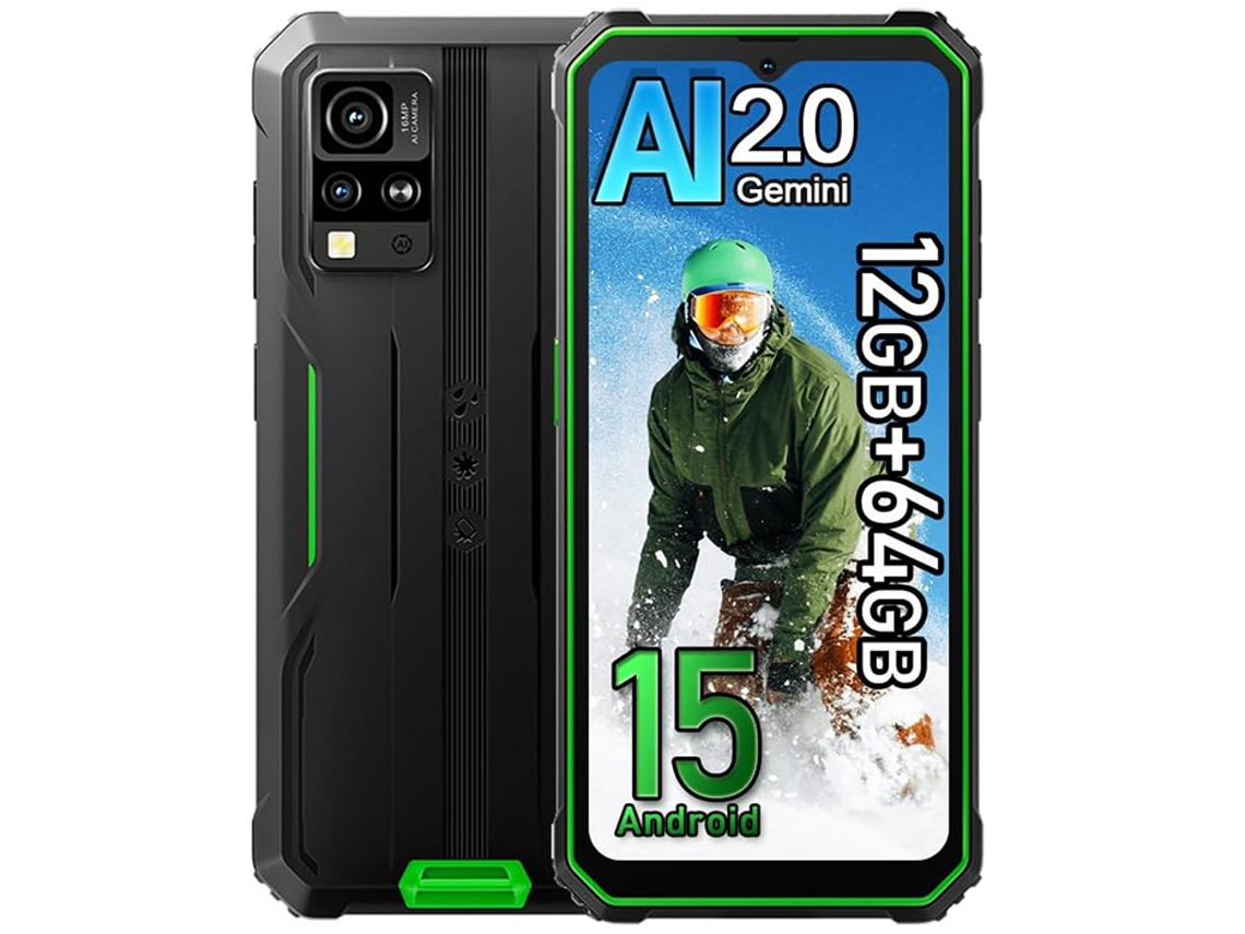 Smartphone BLACKVIEW BV4800 SE (6.56'' - 12 GB - 64 GB - Verde)