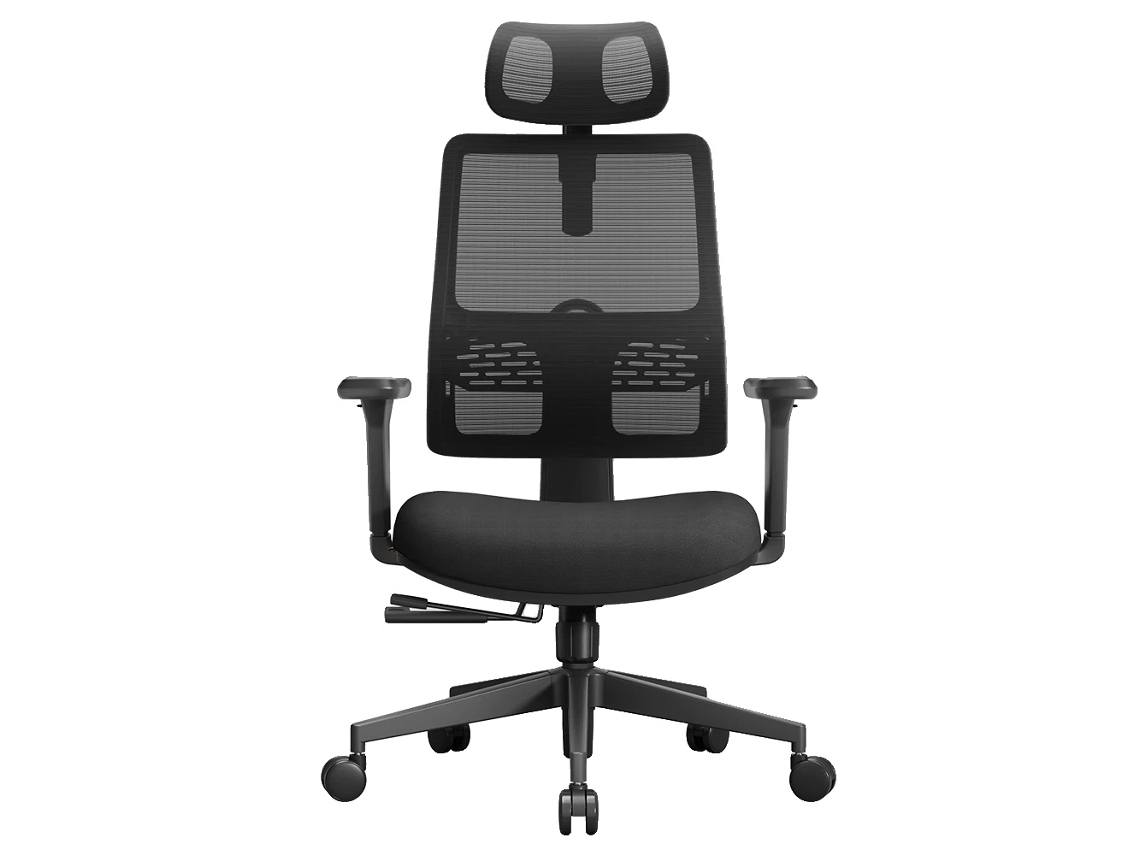 Silla de oficina, soporte lumbar ajustable, brazos 3D, color negro OEM