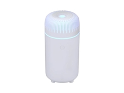 Difusor de aceite para coche USB con 2 modos, luz multicolor, silencioso, Bestvite blanco