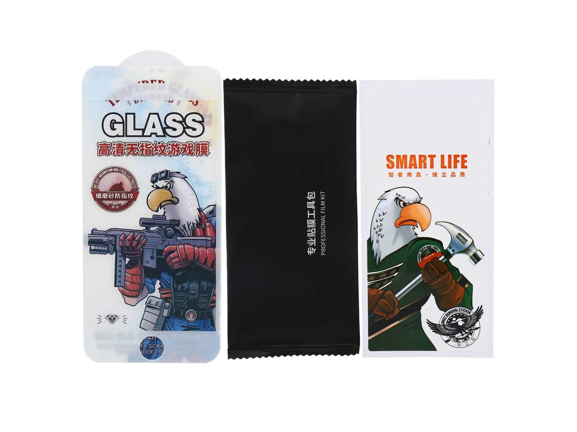 Protector De Pantalla De Cristal Templado Antihuellas De Alta Definición Para Iphone 7 (blanco)