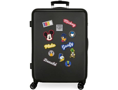 Maleta de Cabina DISNEY Mickey Characters 68cm Rígida Negra