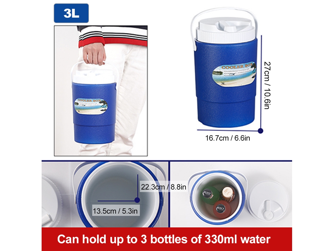 Nevera Portátil Isotérmica Para Camping, Picnics Y Playa - 3l/8l