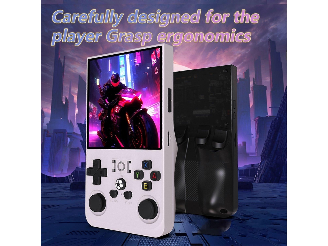 Consola De Juegos Portátil R36 Max De 128 Gb Y 4 Pulgadas, Máquina De Juegos Retro Portátil