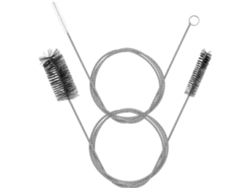 2 Piezas De Cepillo Flexible De Acero Inoxidable Para Limpiar Desagües Con Cerdas