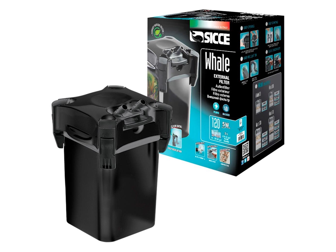 Filtro Exterior Whale 120 (c/ Easy Start) 540 L/h