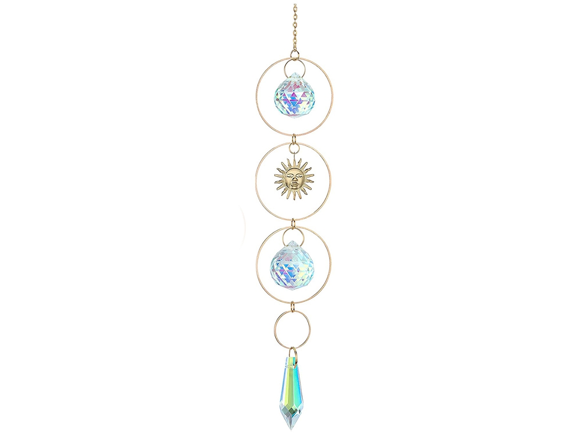 Colgante de cristal para decoración del hogar y el jardín Kofihety