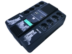Sistema de alimentación ininterrumpida interactivo Infosec Zen X 1000 de 1 kVA y 600 W con 8 tomas de CA (UPS)