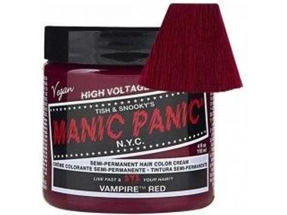 Crema de Coloración  Semi-Permanente MANIC PANIC Vampire Red (118 ml