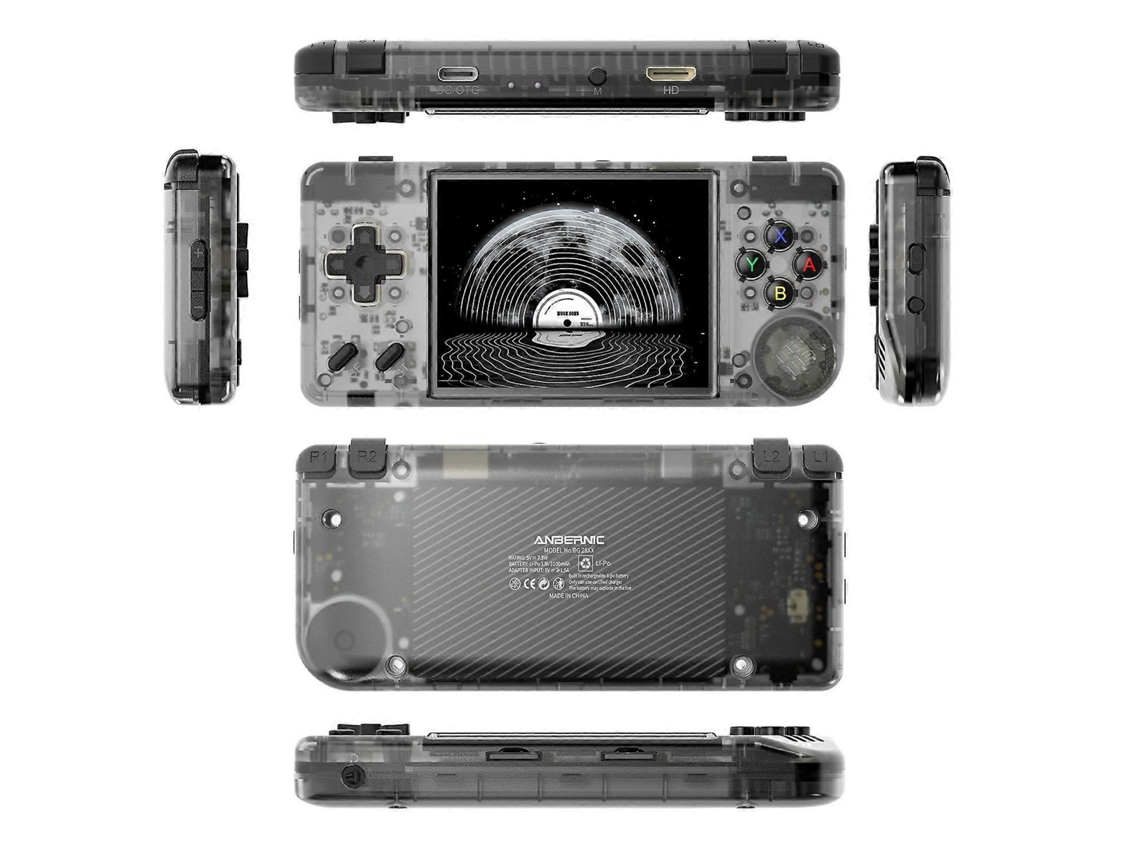 Consola Arcade Retro Portátil Ampown Rg28xx De 32 Gb, Color Gris