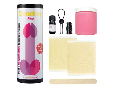 Estimulador Cloneboy Consolador Tulipán Rosa Intenso