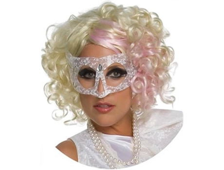 Peluca RUBIES Lady Gaga Rizada Rosa