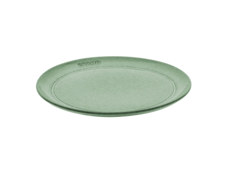 Dining Line Plato plano 20 cm, Cerámica, Salvia STAUB