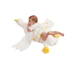 Almofada de Conforto de Bebê Grande Ganso Branco