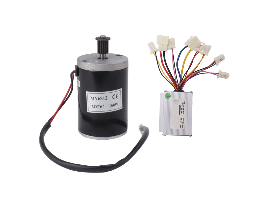 2026-kit De Conversión De Bicicleta Eléctrica Con Motor 24v150w Y Controlador 24v250w