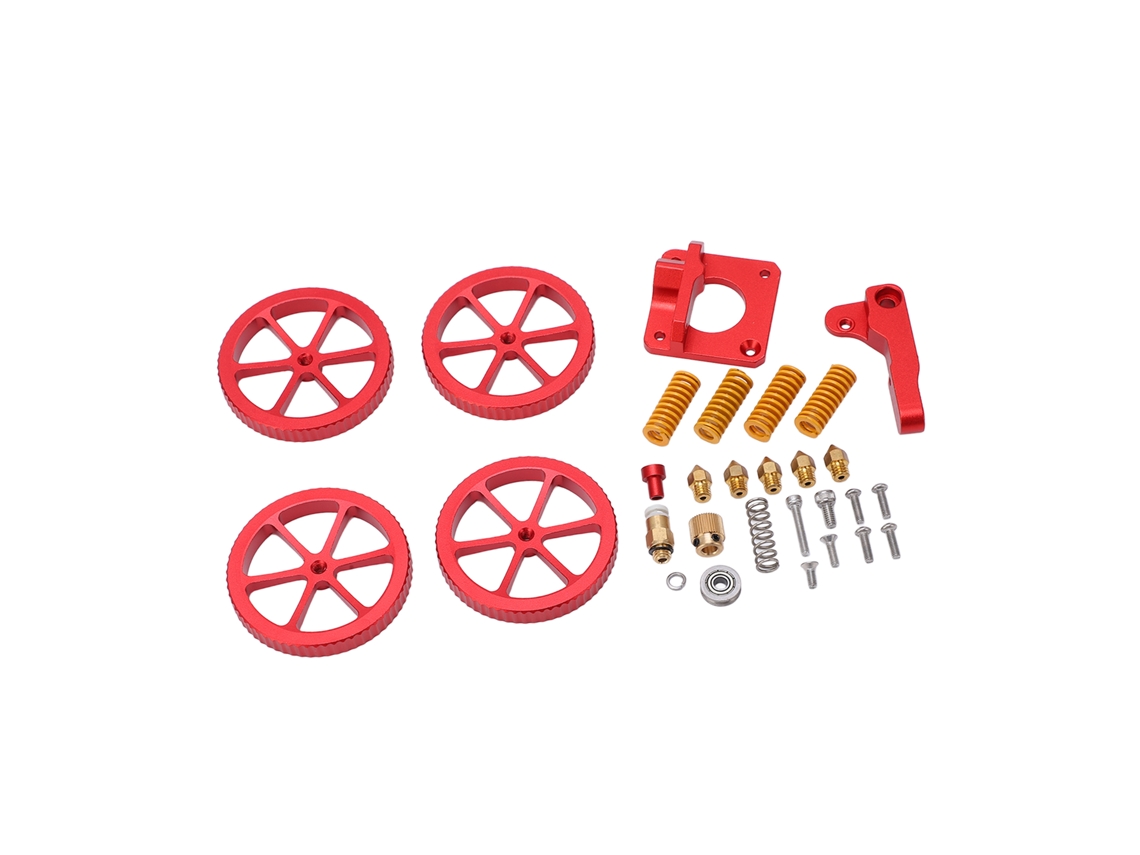 Kit De Extruder Para Impresora 3d, Piezas De Nivelación Con Tuerca, Resorte Y Boquilla, Ligero Y Resistente