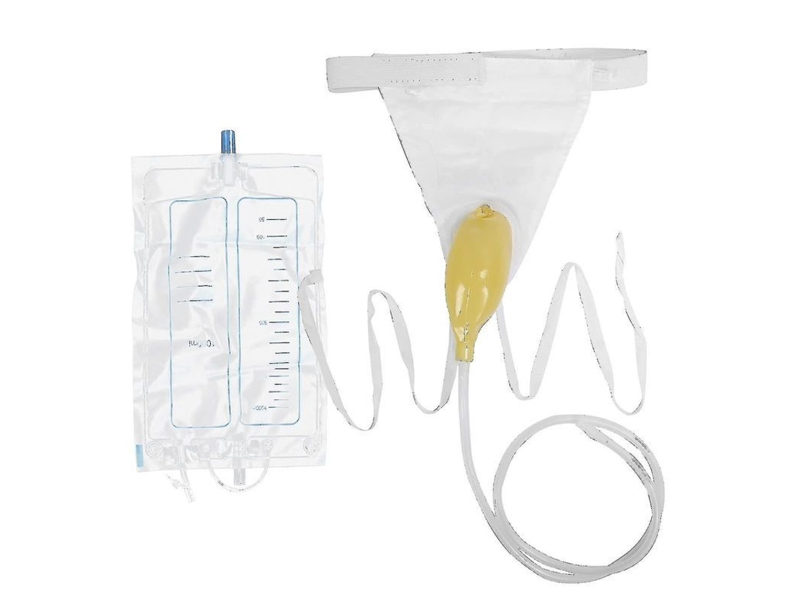 2026-bolsa De Orina Reutilizable Para Adultos Varones, Colector De Orina De Silicona Respirable, Urinario Portátil Para Incontinencia Y Viajes