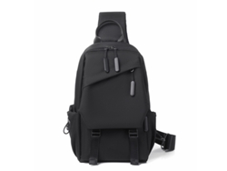 Bolso bandolera multifuncional y moderno (negro)