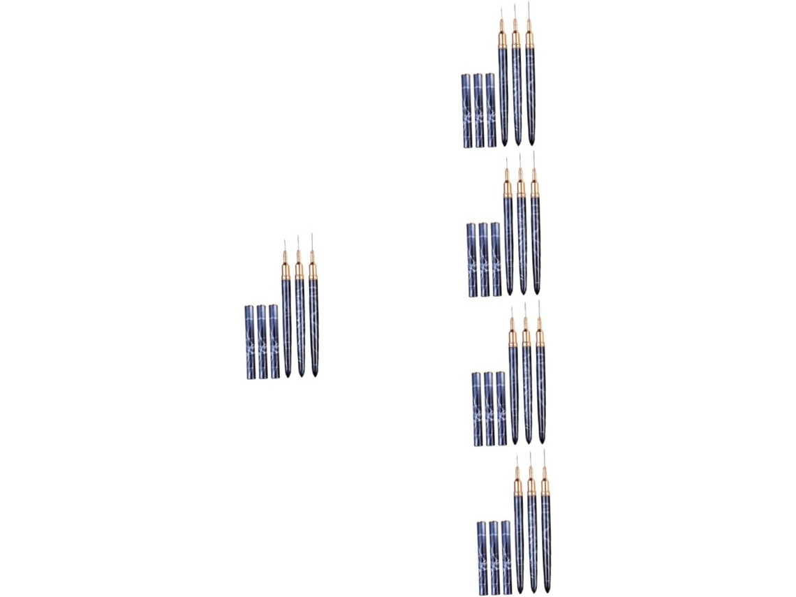 15 Pièces Stylo Nail Art Luminothérapie Gel Pen Stylos Outils D'art D'ongle De Manucure Brosse A