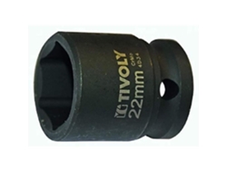 Llave De Impacto Cuadrada De 6 Puntas 1/2 Diam 22 TIVOLY