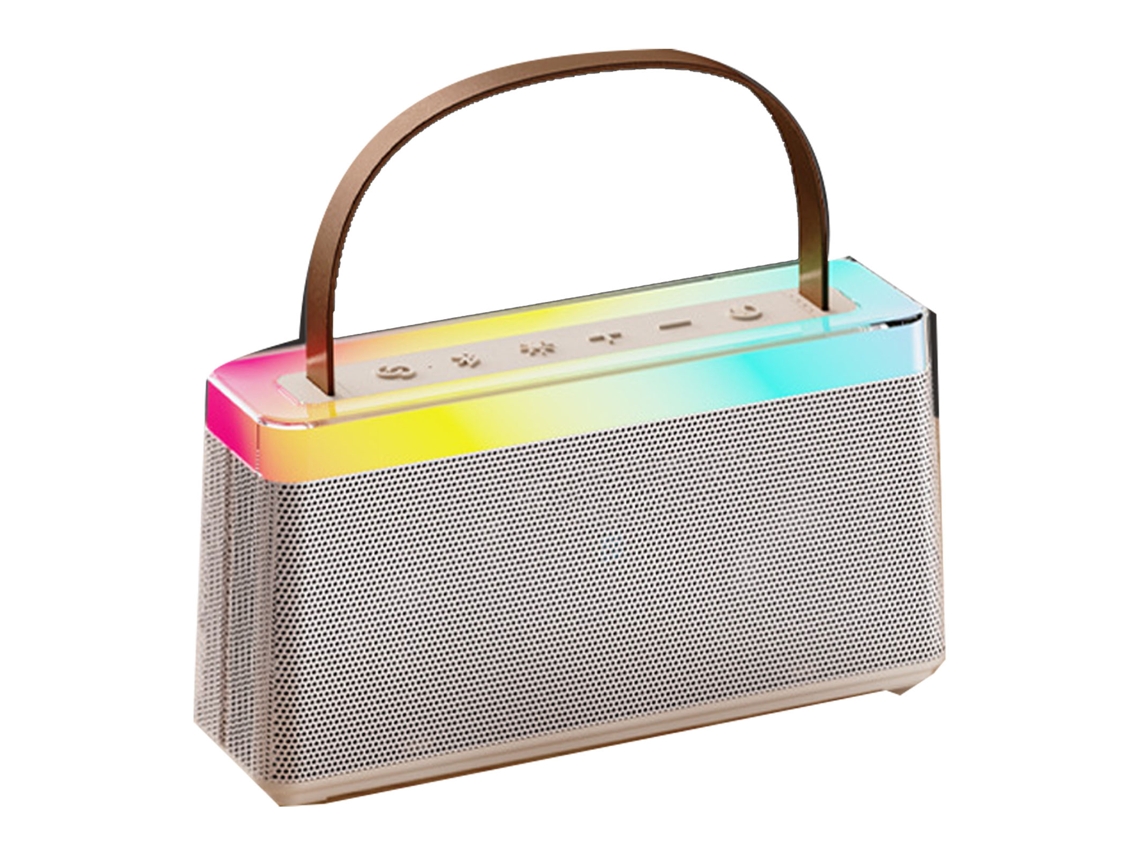Mini Máquina De Karaoke Portátil Con 2 Micrófonos, Altavoz Bluetooth Y Sonido Hifi Para Fiestas En Casa.
