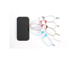 Gafas De Lectura Presbicia Mini Portátiles Sin Patas Clip Nariz +1.0 A +4.0 Con Estuche Transparente 2.00 Fuerza