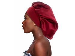 Gorro De Seda Grande Para Dormir, Gorro De Satén Con Elástico Suave, Capa Grande Para El Cabello.