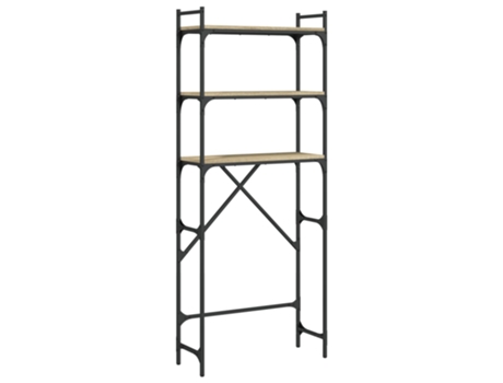 Estantería lavadora madera VIDAXL ingeniería roble Sonoma (67x25x163 cm)