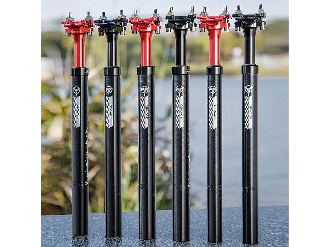 Posto De Assento De Bicicleta Com Suspensão Absorvente De Impactos Ajustável Para Mountain Bike E Road Bike 27.2mm 30.9mm 31.6mm