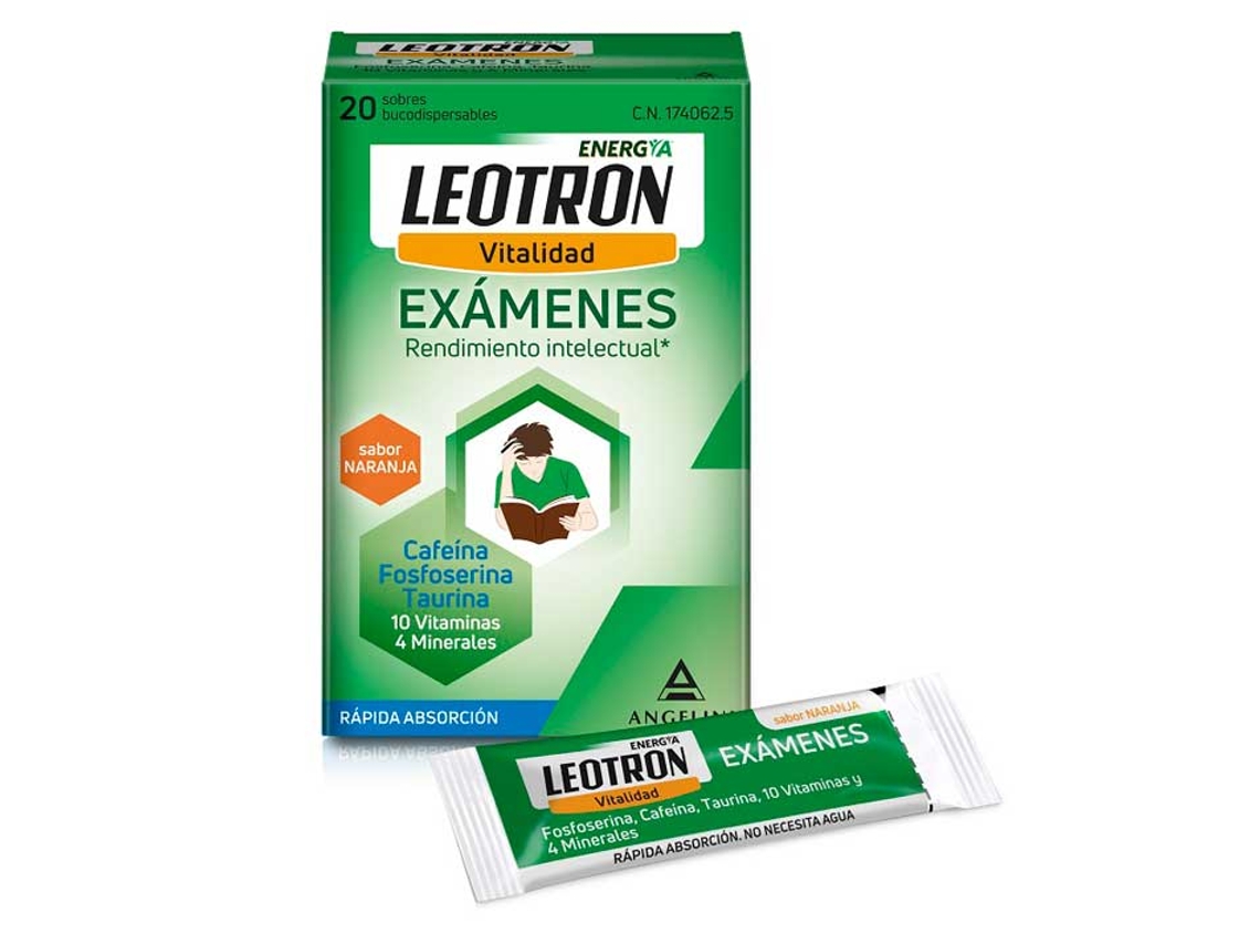 Complemento Alimentar LEOTRON Angelini Exames (20 carteiras (Laranja))