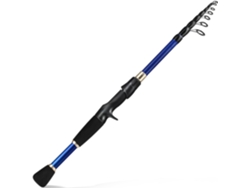 Caña De Pescar, Pesca Mar, Pescar Telescópica Ultraligera Fibra Carbono 1,8-2,4 M, 2,4 Portátil, Seguro