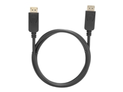 Cabo Dp Para Dp Preto Abs Versão 1.2 4k 60hz 5m Para Computador Monitor