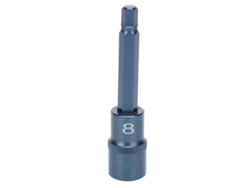 Chave De Fenda Hexagonal S2 Aço Liga Broca Porca Extendida 100x8mm Ferramenta Manual